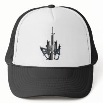 Firearm Middle Finger Hats