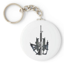 Firearm Middle Finger Keychains