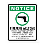Firearms Allowed Poster