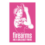 Firearms Are A Girls Best Friend Print