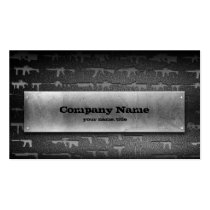 Firearms business card business cards