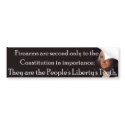 Firearms: People's Liberty's Teeth, Bumpersticker by shanasfo Firearms: People's Liberty's Teeth, Bumpersticker