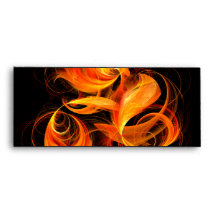 Fireball Abstract Art #10 Envelope