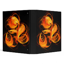 Fireball Abstract Art Binder
