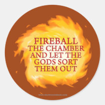 Fireball the Chamber Sticker
