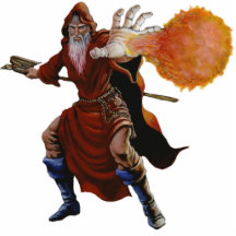 Fireball Wizard Photo Sculpture