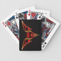 Firebird Fractal Playing Cards playing cards