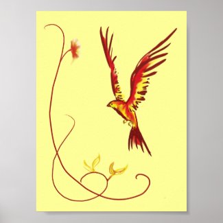 Firebird (Little Phoenix) print