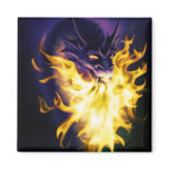 Firebreather Refrigerator Magnet