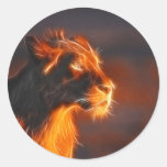 FireCreatures 5 Round Stickers