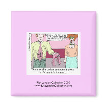 Fired From Victoria Secret Cartoon Magnet