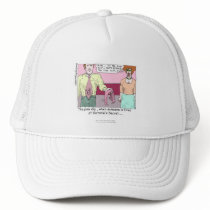 Fired From Victoria Secret Cartoon White Cap hats