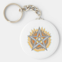 FIRED STAR KEYCHAIN