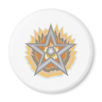 FIRED STAR magnets by naranjay FIRED STAR magnets