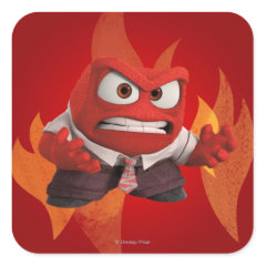 FIRED UP! SQUARE STICKER