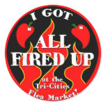 FIRED UP STICKER