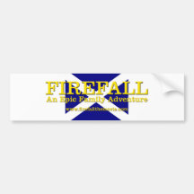 FireFall - Scot Flag Bumper Stickers