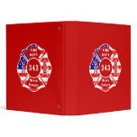Firefighter 9/11 Never Forget 343 binders
