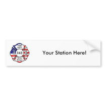 Firefighter 9/11 Never Forget 343 Bumper Sticker