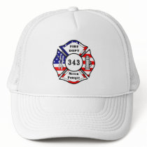 Firefighter 9/11 Never Forget 343 Mesh Hats