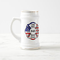 Firefighter 9/11 Never Forget 343 Mug