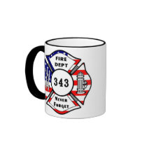 Firefighter 9/11 Never Forget 343 Mugs