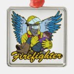 Firefighter Angel Christmas Ornaments