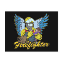 Firefighter Angel postcards