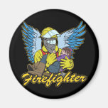 Firefighter Angel Refrigerator Magnet