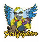 ladies_casual_tshirt - We salute our firefighting heroes all over the world with this special firefighter shirt.: Sizes s,m,l,xl Available colors: black