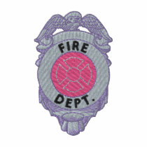 Firefighter Badge embroidered shirts
