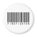 Firefighter Bar Code magnets by NotWorking Firefighter Bar Code magnets
