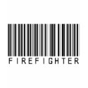 Firefighter Bar Code t-shirts by NotWorking Firefighter Bar Code t-shirts