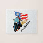 Firefighter Bikers Puzzles