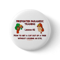 Firefighter Button Fun Fireman Gift buttons