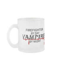 Firefighter by Day, Vampire by Night Coffee Mug