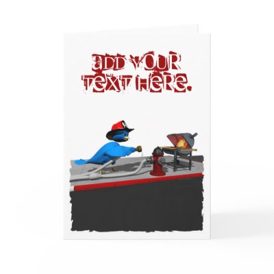 Firefighter Card by 3dTweetie