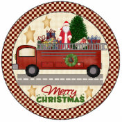 Firefighter Christmas Tree Ornament