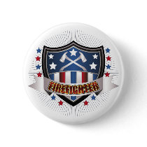 Firefighter Crest buttons
