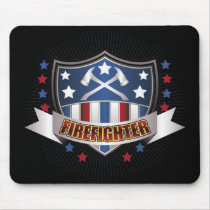 Firefighter Crest mousepads