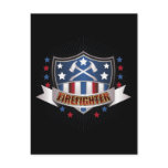 Firefighter Crest Post Card