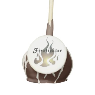 Firefighter Decal Cake Pops