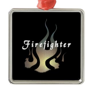Firefighter Decal ornament