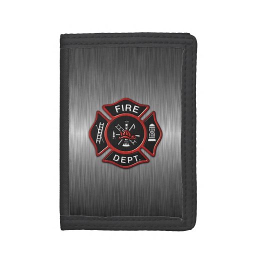 Firefighter Deluxe Trifold Wallets Zazzle