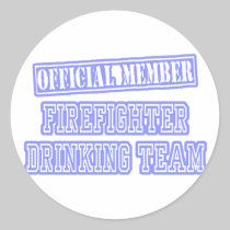 Firefighter Drinking Team Stickers