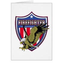 Firefighter Eagle Shield cards