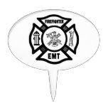 Firefighter EMT Cake Picks