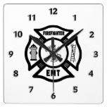 Firefighter EMT Clocks