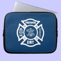 Firefighter EMT laptop sleeves