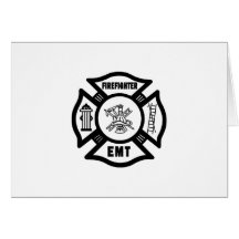 Firefighter EMT Greeting Card